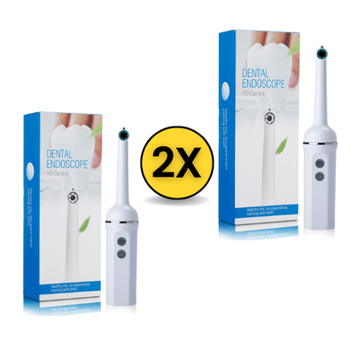 KIT med 2 enheter C1 intraoral kamera WiFi HD för foton och videor i hög upplösning