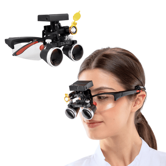 X1 Pro Dental Loupe with Rechargeable Headlight 2.5x or 3.5x Lenses