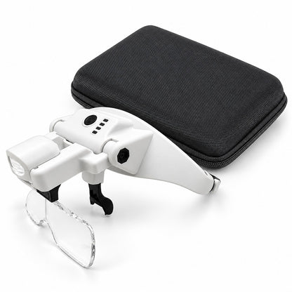 Estuche protector junto a la Lupa V6